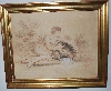 Dessin sanguine sign CHARBONNEL 1875