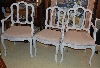 Serie de 8 chaises et 2 fauteuils de style Rgence